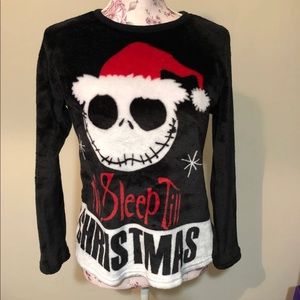 Nightmare before Christmas fleece pajama top